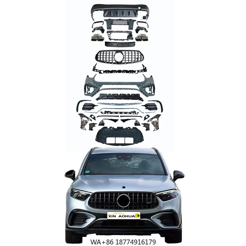 

Hot Selling Front and Rear Bumper for - X254 GLC Sport Edition Upgraded GLC63 Body Kit Grille