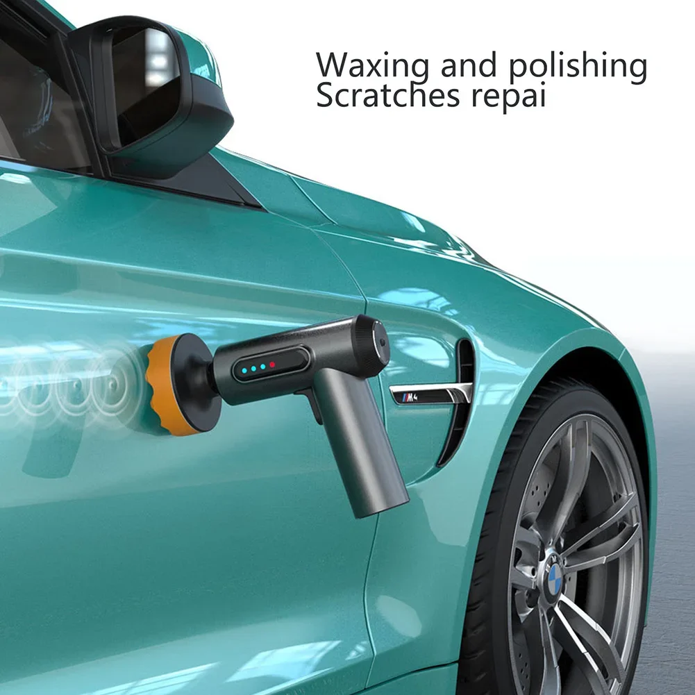 Car Polishing Handheld Wireless Polishing Waxing Machine Power Tool for Car Body Cleanig Waxing Repair Car Waxing Detailing