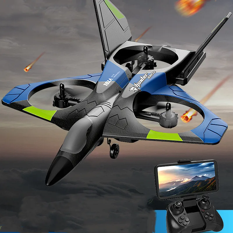 

New V27 Super Large Remote Control Aircraft Drone Camera 4KFighter Glider Aerial Drone Boy Toy RC Aircraft Model Rc Planes