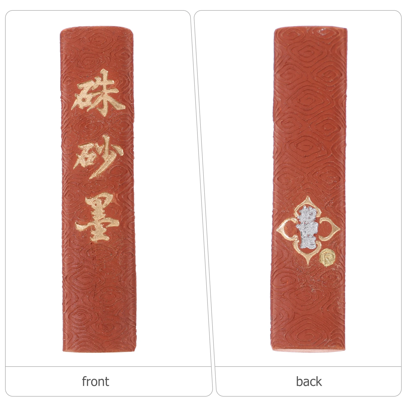 

Ink Strip Calligraphy Red Painting Sticks Chinese Paperweight Block Ribbon