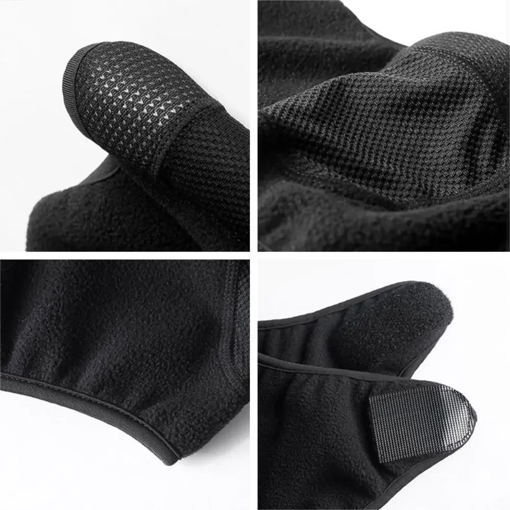 Winter Balaclava Fleece Warmer Motorcycle Face Mask Breathable Half Ski Mask Scarf Motorbike Cycling Bicycle Biker Mask