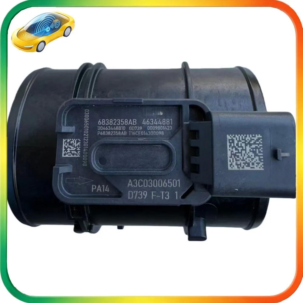 Mass Air Flow MAF Sensor Meter 68382358AB 46344881 55283705 A3C03006501 5WK97028 for Jeep Compass 2.2 CRD