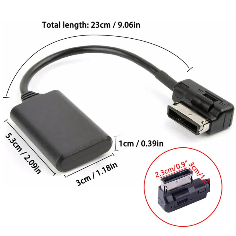 1PCS Car Wireless bluetooth Module AMI Music Aux Adapter for Audi MMI 3G VW MDI 3G Seat Leon Ibiza Skoda Superb Octavia models