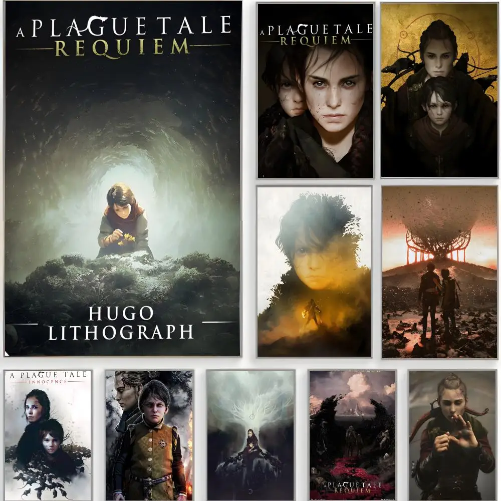 A Plague Tale Requiem Poster Classic Wall Art  Home Decor  Peel and Stick Unframed