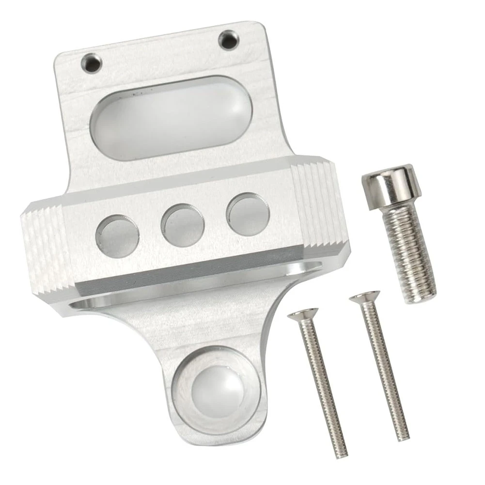 SEWS-3 Port For MAC, AEM Boost Controller Solenoid Valve Mount Holder Bracket Kit CNC Billet Aluminum Silver