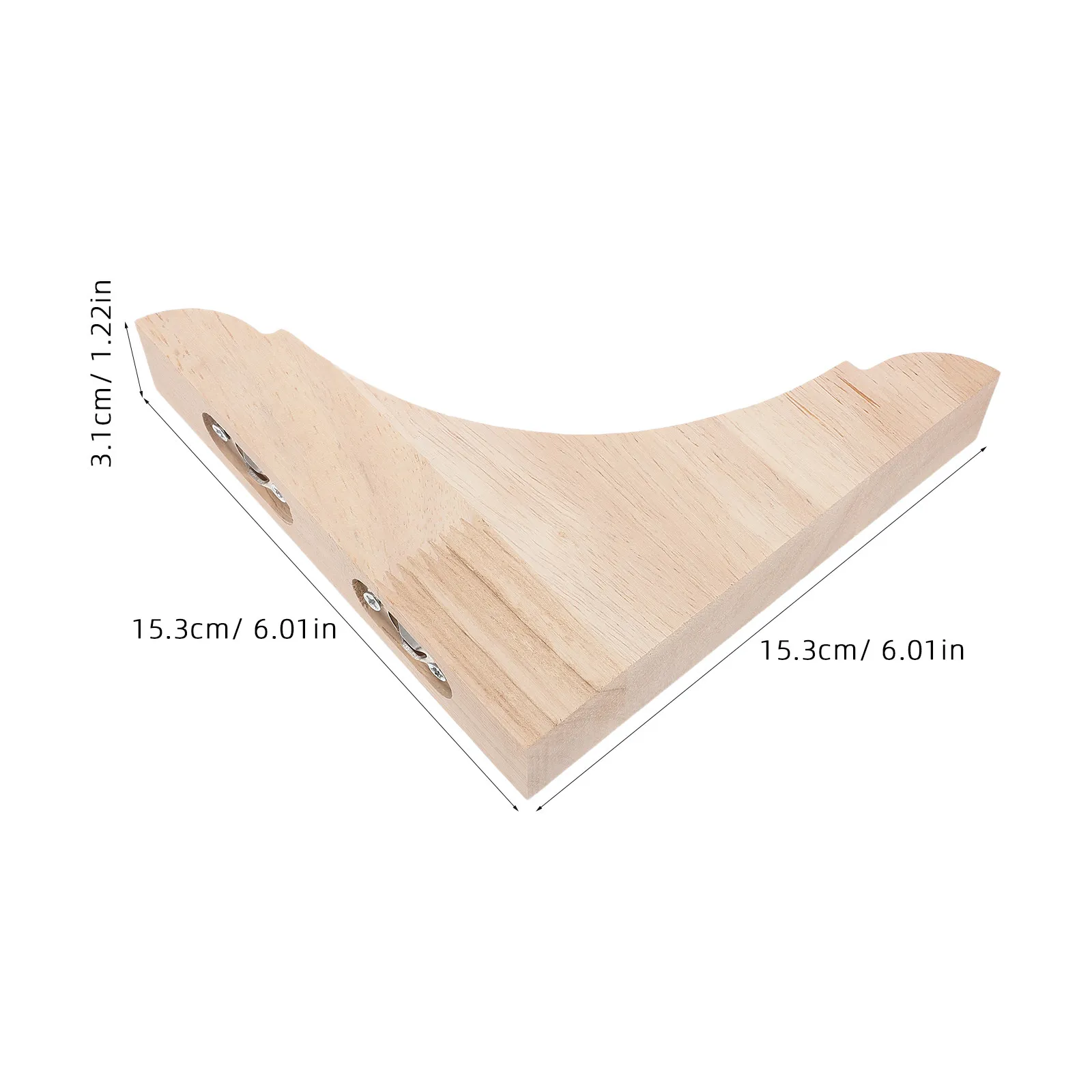 Tripod Shelf Wall Mount Wood Bracket Corner Support Wooden Triangle Brackets Farmhouse Shaped Holder Triangular