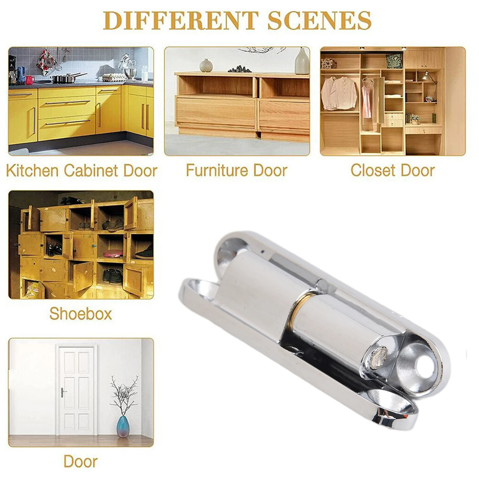 Detachable Hinge Industrial Electrical Box Cabinet Door Hinge Zinc Alloy Silver Cupboards 180 Degrees Hinge Furnitures