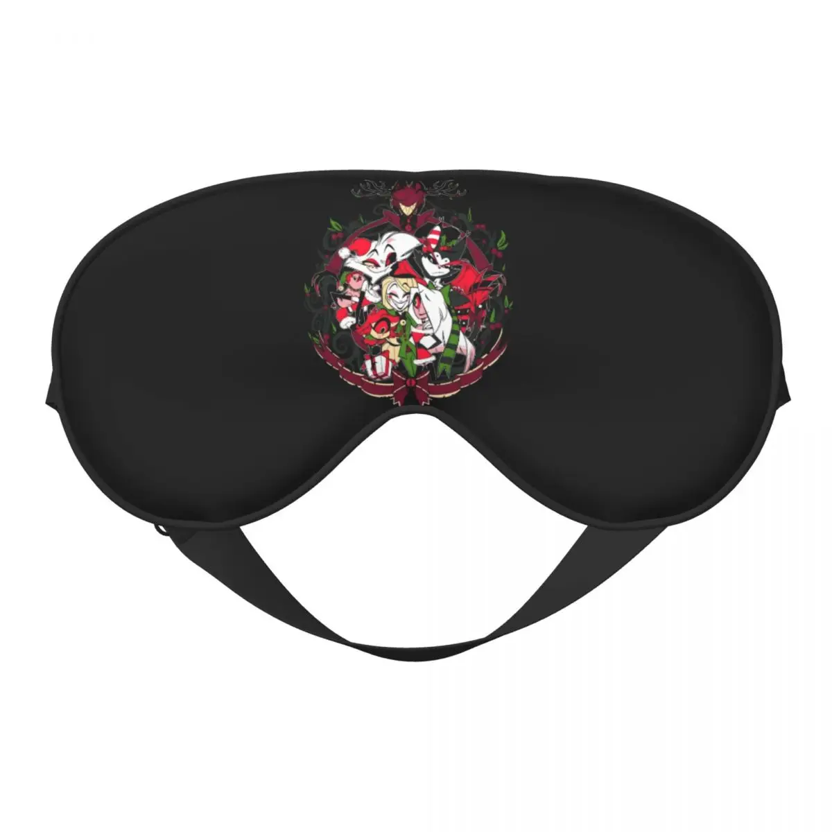 

Hazbins Hotels Retro Design Sleeping Eye Mask Musical comedy Two Side Nap Health Eye Cover For Plane Women Adjustable Eye Patch