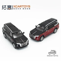 XCarToys 1:64 HongQi LS7 Black / Red Diecast Model Car