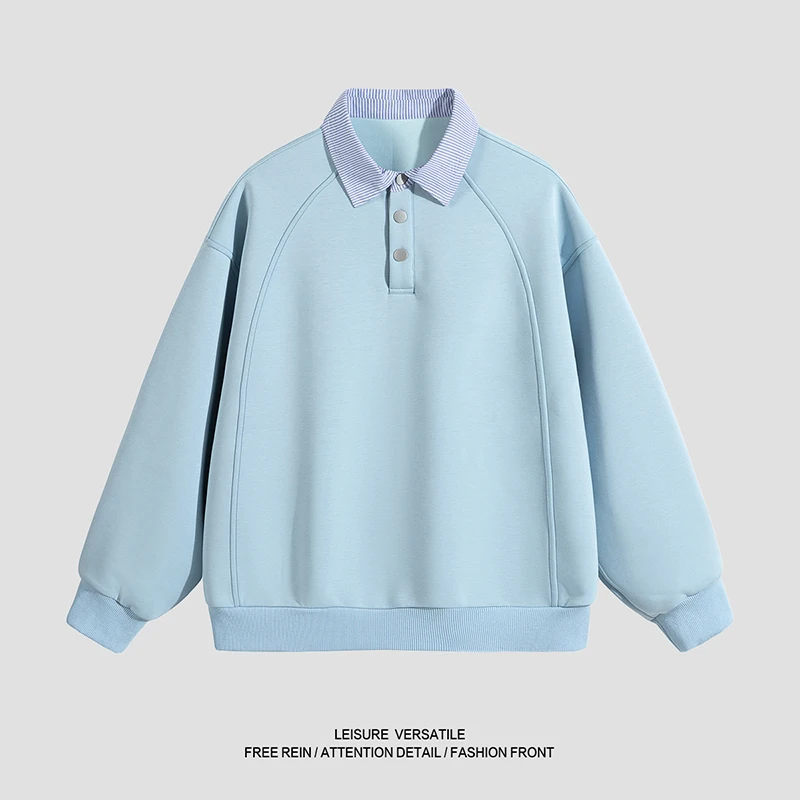 

Пара модная модная поддельная футболка с двумя свободными удобными воротниками, универсальная толстовка с капюшоном, футболка для фитнеса на открытом воздухе, свободный удобный топ