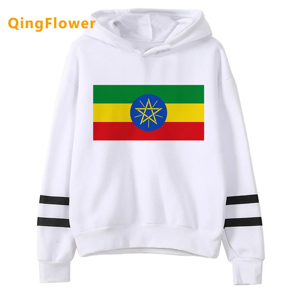 

Ethiopia hoodies women sweat y2k vintage Kawaii hoddies tracksuit female harajuku Hood