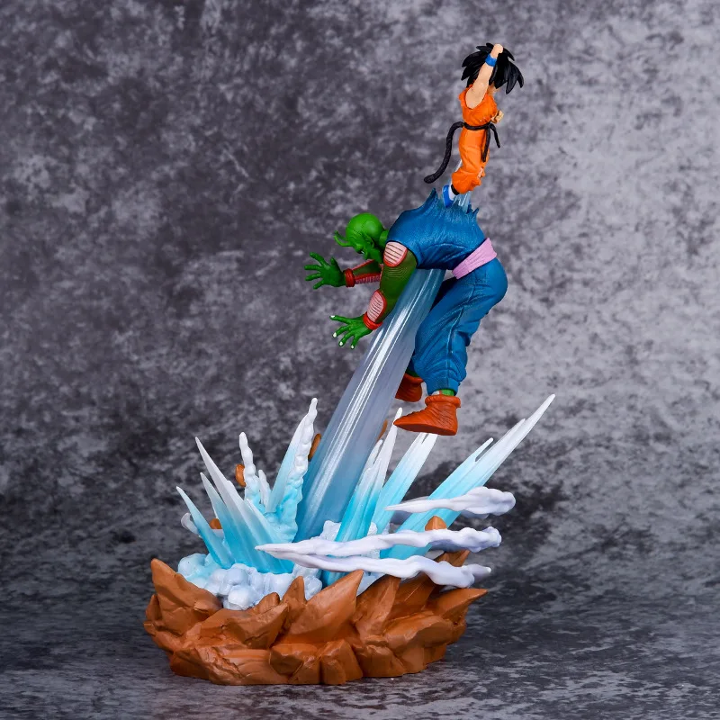 21cm Anime Dragon Ball Z Action Figure Son Goku Vs Piccolo Super Saiyan Fighting Figurine PVC Collectible Model Toy Kid Gift