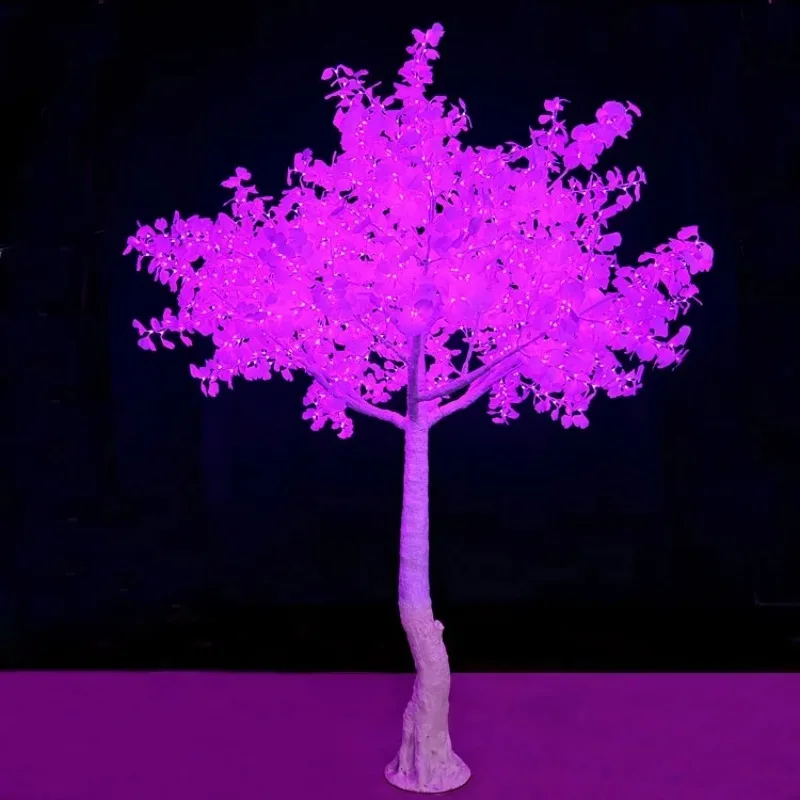 Wholesale Outdoor Garden Landscape Decoration 13ft White RGB Ornament Lamp Large Luminous Artificial Led Tree Light