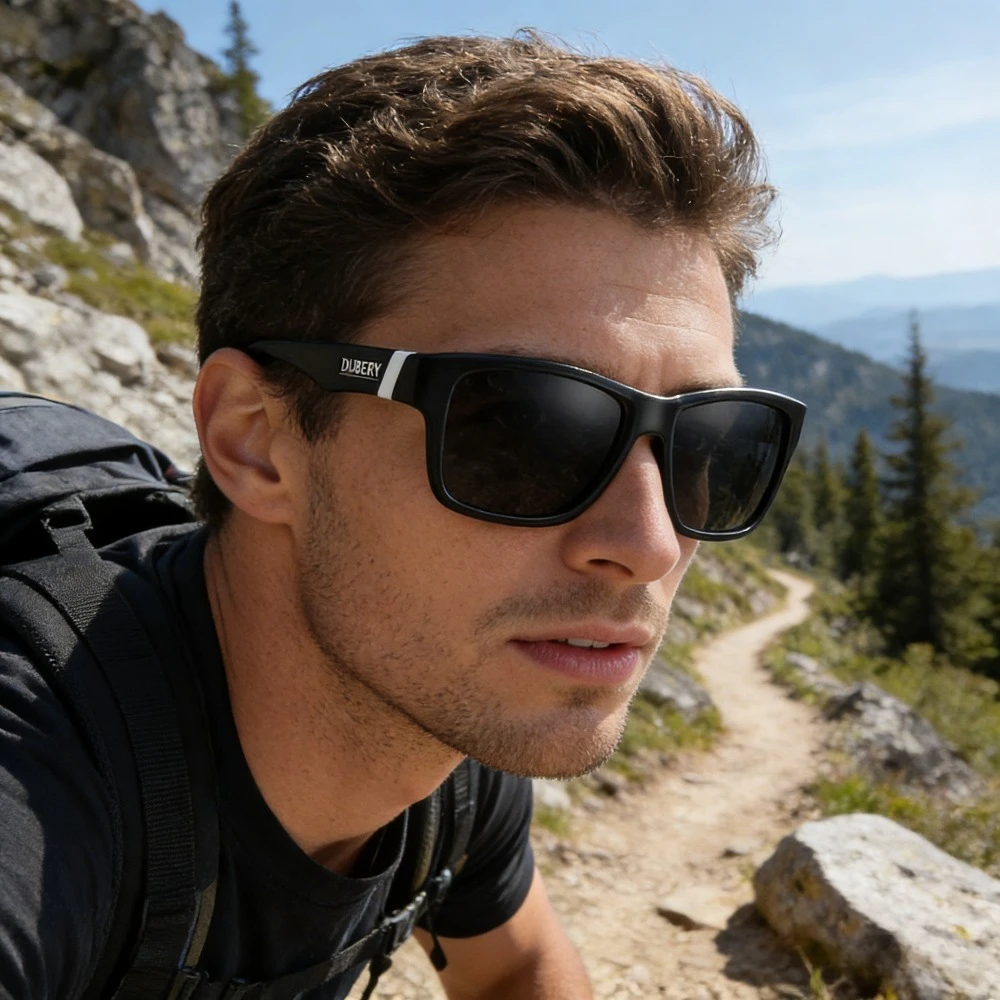 

Солнцезащитные очки DUBERY Fashion Forward с поляризацией, защитой от ультрафиолета UV400, для вождения, рыбалки, велоспорта и активного отдыха, унисекс дизайн ​