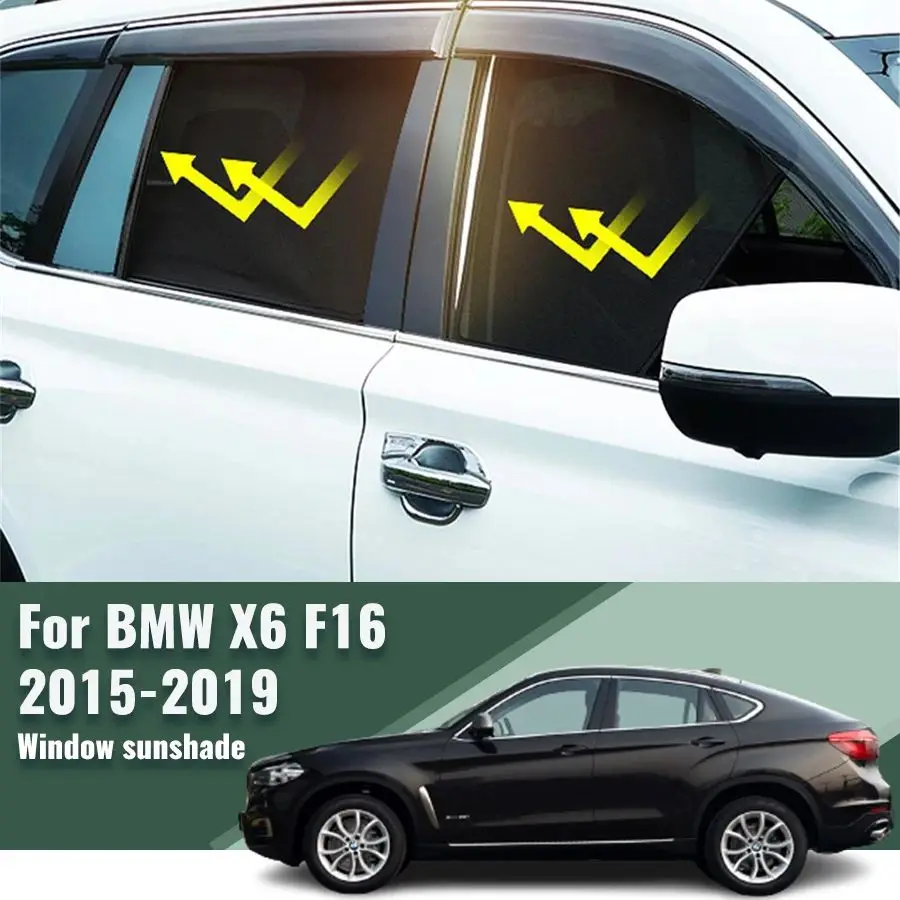 

For BMW X6 F16 2015-2019 Sun Shade Car Sun Visor Front Windshield Curtains Summer Window Sunshade Auto Accesorries