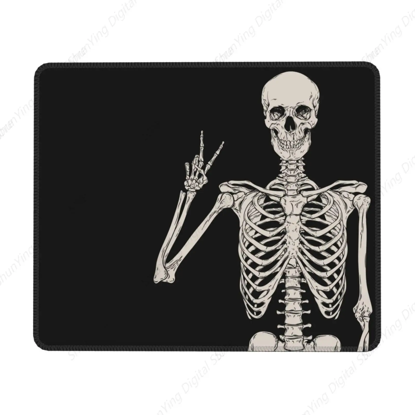 

Skeleton Print On Mouse Pad Is Suitable For Waterproof And Non Slip Mouse Pads For Computers Desks Homes And Offices