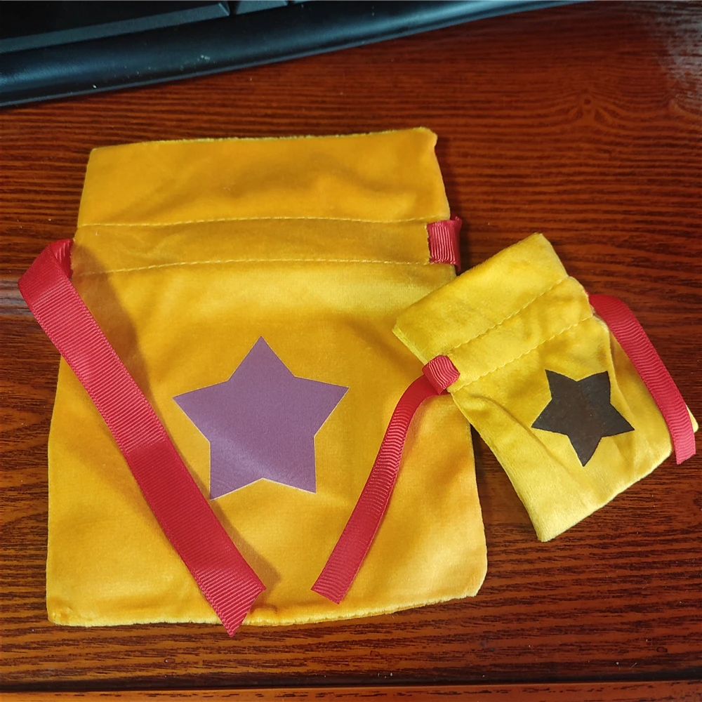 Animal Crossing New Horizons Cosplay Costumes Adult Unisex Short Plush Coin Purse Drawstring Bag Prop Gift ﻿