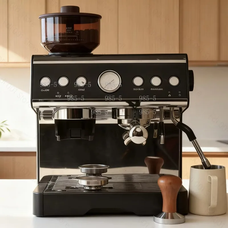 Integrated Grinding Coffee Maker Freshly Ground American Italian Coffee Machine