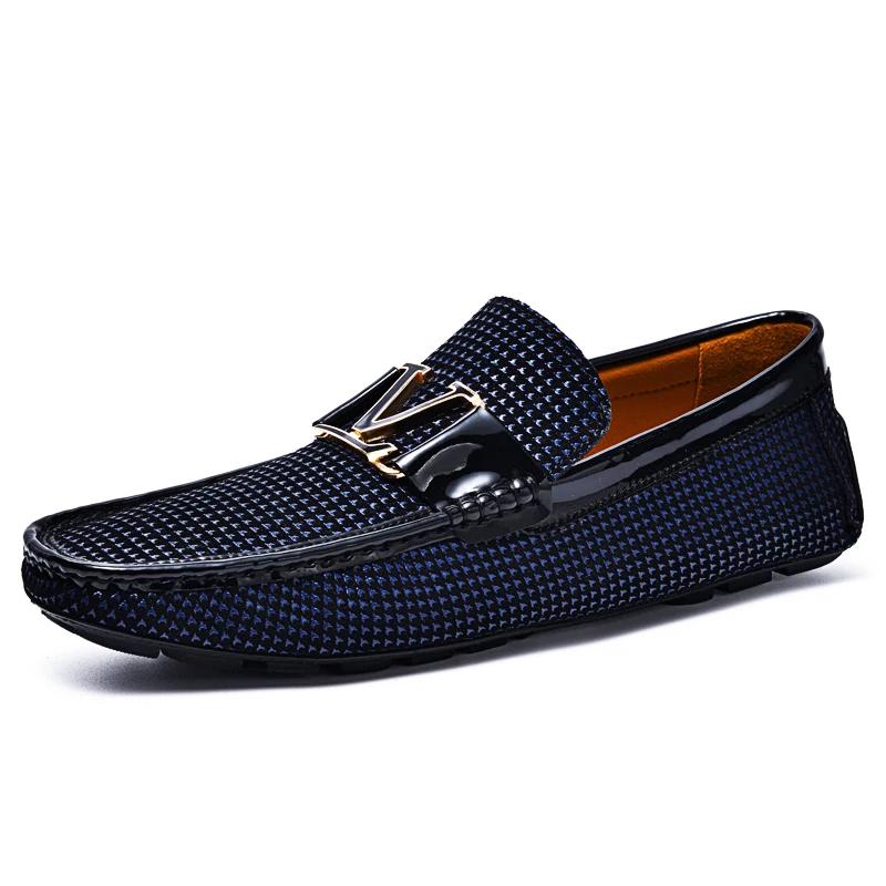 YRZL Heren Slip Op Schoenen 2025, Lederen Loafers Mannen Casual Ademend Comfortabel Lichtgewicht Antislip Rijden Schoenen Voor Mannen - afbeelding 2