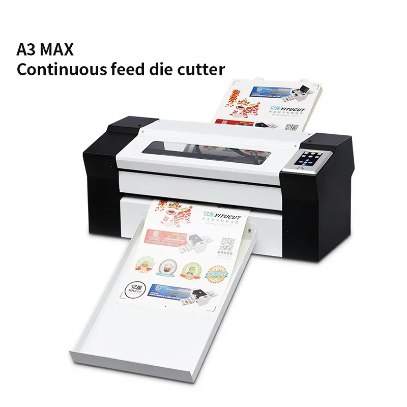 Film Cutting Machine Sticker Plotter Camera Profile Die Cutter USB Port U Disk for Advertisement Craft Design Precision Highly