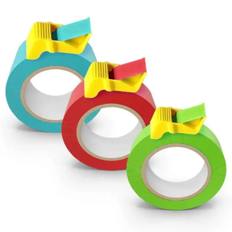 LIKE WISH Tape Cap Compact Tape Dispenser,3Pack For 1Inch, 1-1/2Inch And 2Inch Masking And Painter's Tape,DIY Painting Accessori
