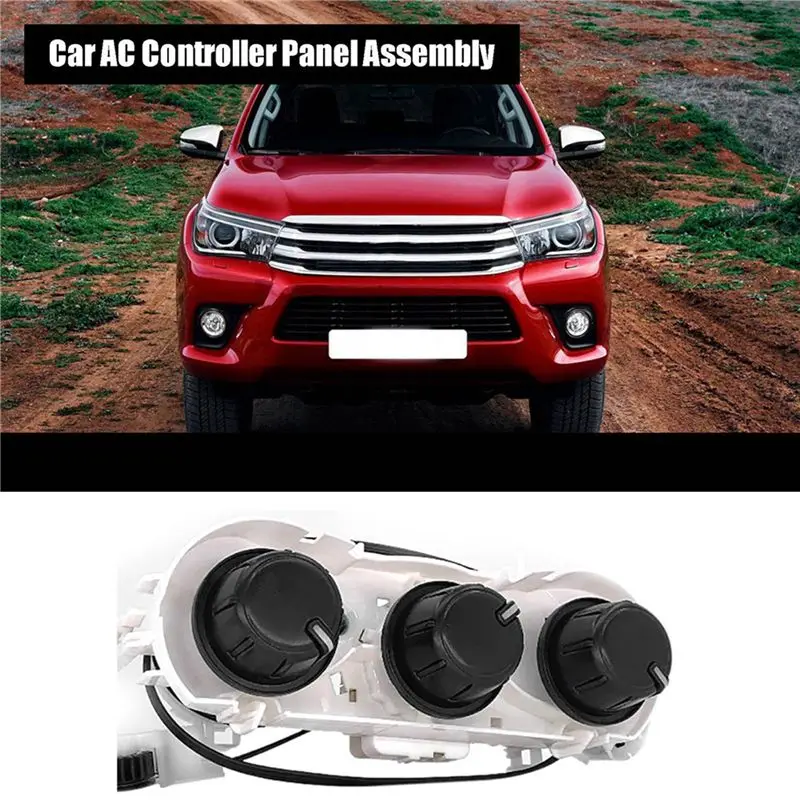 2X Car Air Conditioner Conditioning Control A/C AC Controller Panel For Toyota Hilux Inova Vigo 55905-0K340 55909-26080