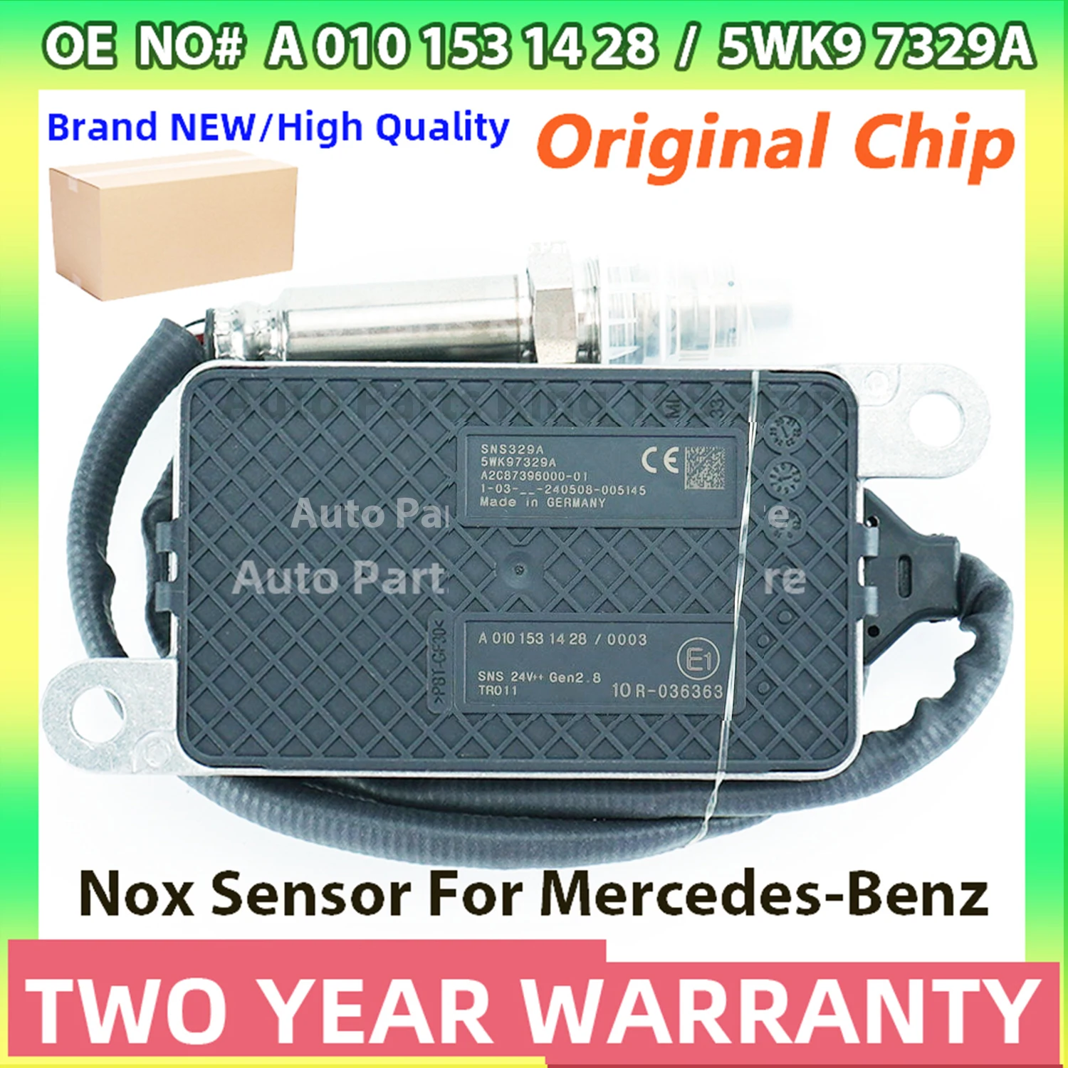 

5WK97329A 5WK9 7329A A0101531428 0101531428 Оригинальный новый датчик NOx оксида азота для Mercedes-Benz Actros Trcuk