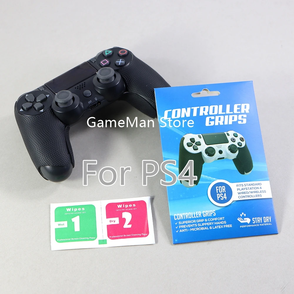 1 مجموعة يمنع زلق الأيدي المضادة للميكروبات اللاتكس الحرة ل PS4 PS5 تحكم القبضات عصا التحكم الحبار قبضة اليد SquidGrip ملصق #6