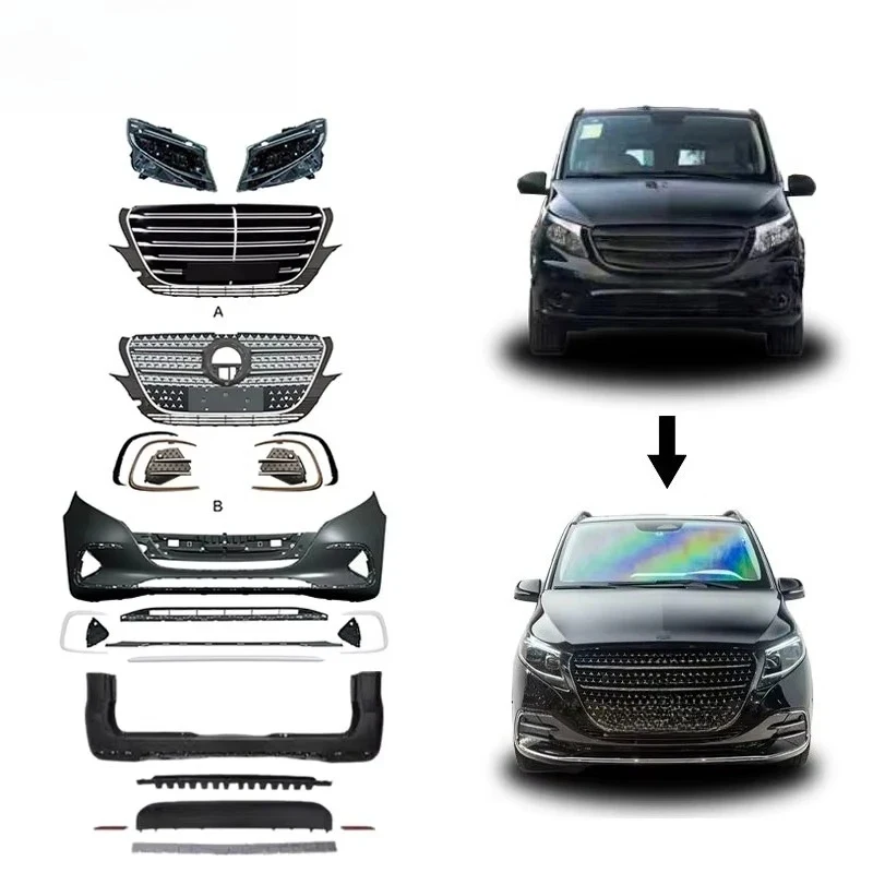 High Quality Conversion Body Kit W447 to W448 2024+, Exterior Refit Parts