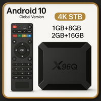 Original X96 mini TV box Android 11.0 H313 S Quad Core 2GB 16GB 4G WiFi 4K UHD HDR 10H265 multimedia player TV Box