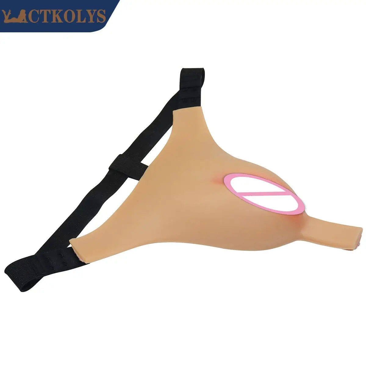 CTKOLYS Silicone Fake Vagina Underwear Briefs Panties Hiding Penis For Crossdresser Transgender Shemale Dragqueen Cosplay Gays