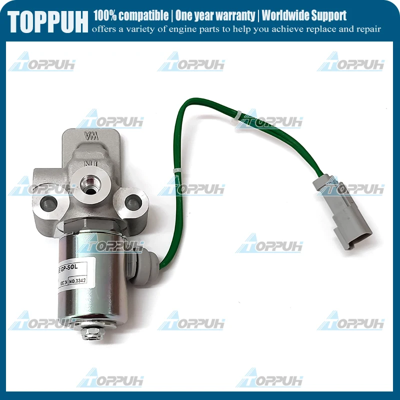 174-3705 Solenoid Valve Assembly 24V For Caterpillar CAT 120H 135H 140H 160H 160K 163H 120K 143H