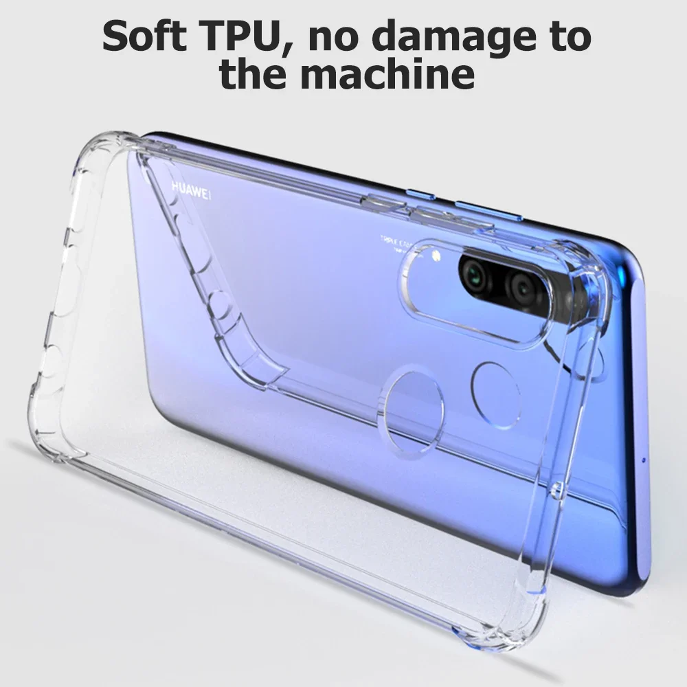Stoßfest Transparent Telefon Fall Für Huawei P30 Pro P30 Lite P40 P20 Silikon Abdeckung Für Huawei Mate 40 Mate20 Lite Mate 10 fall