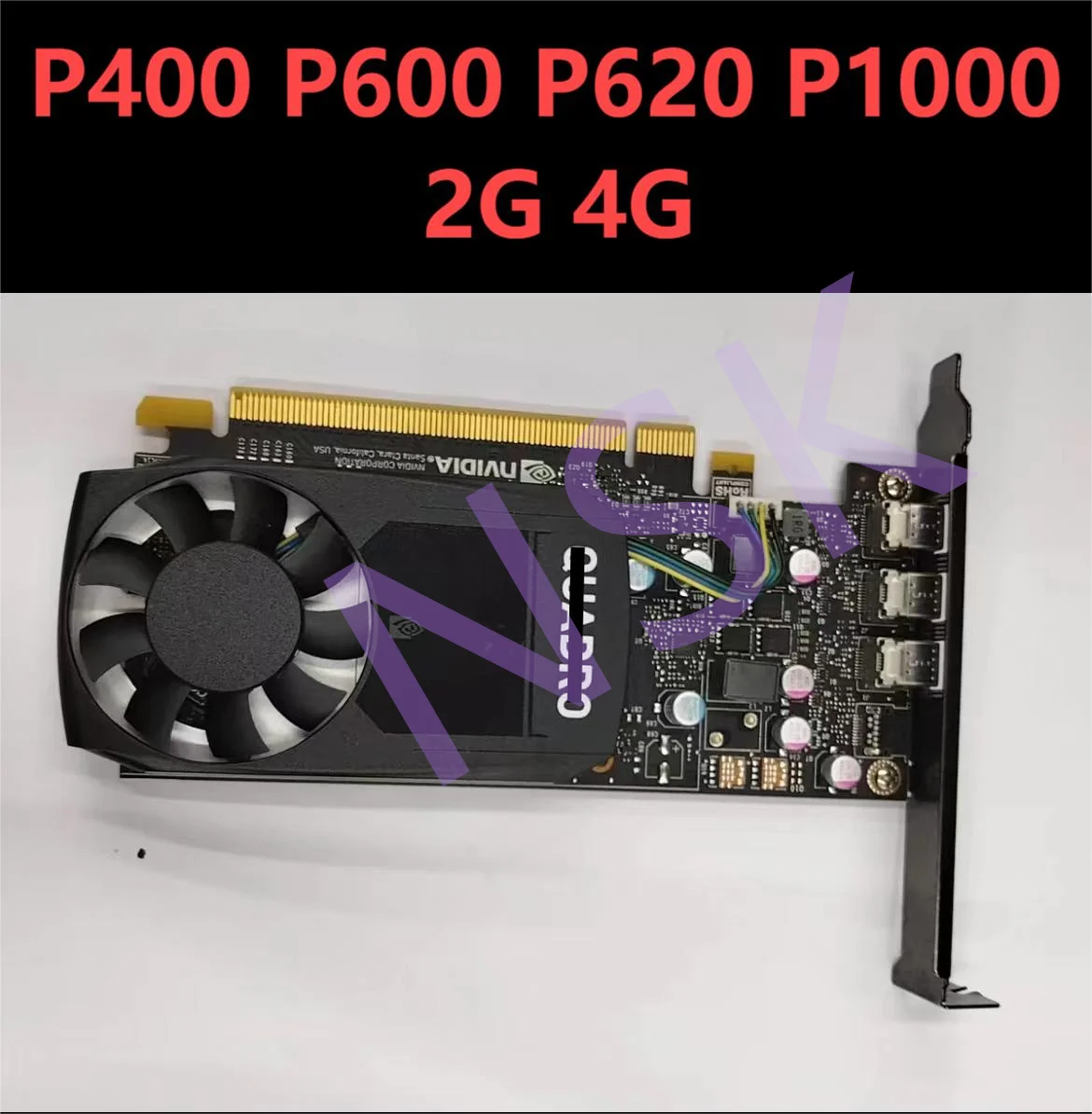 

Original For NVIDIA Quadro P400 P600 P620 P1000 2GB/4G GDDR5 PCI Express 3.0 x16 Video Card Mini DP Professional Graphics Card