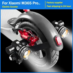 Electric Scooter Back Pedal Anti-slip Pedals Modified taillight for Xiaomi M365 1S Pro Rear Feet Rest Pad Manned Foot Pedal