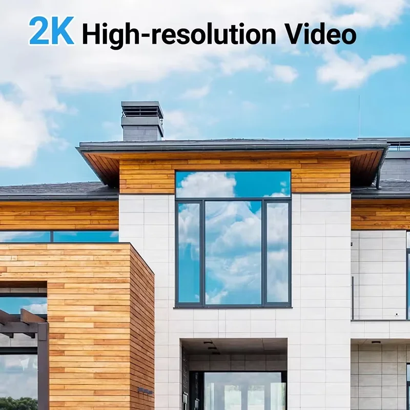 FOSCAM BP4 2K Solar Security Cameras Wireless Outdoor 4MP PT Battery Power  2.4G Wi-Fi Night Vision Camera for Home Surveillance