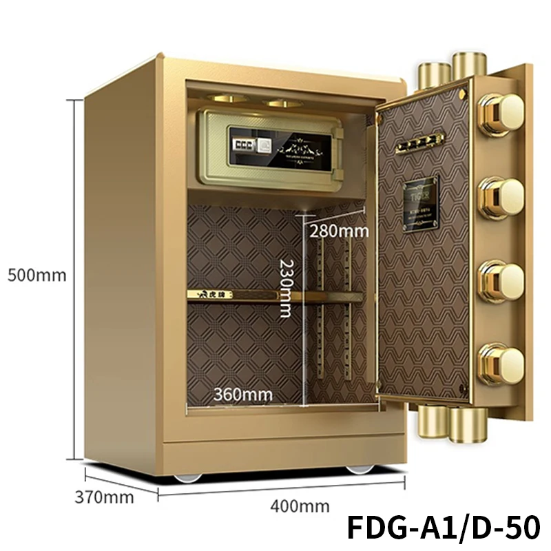 Mechanical lock safe, large safe, home commercial office CSP all steel anti-theft, valuables storage