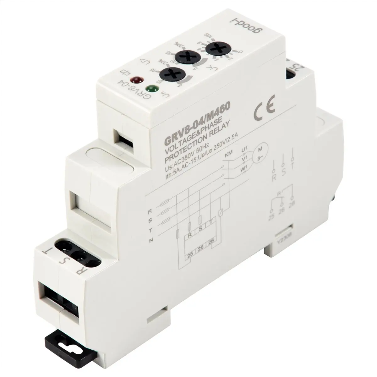 A72Z GRV8-04 M460 3-Phase Voltage Monitoring Relay Phase Sequence Phase Failure Protection Voltage Control Relay