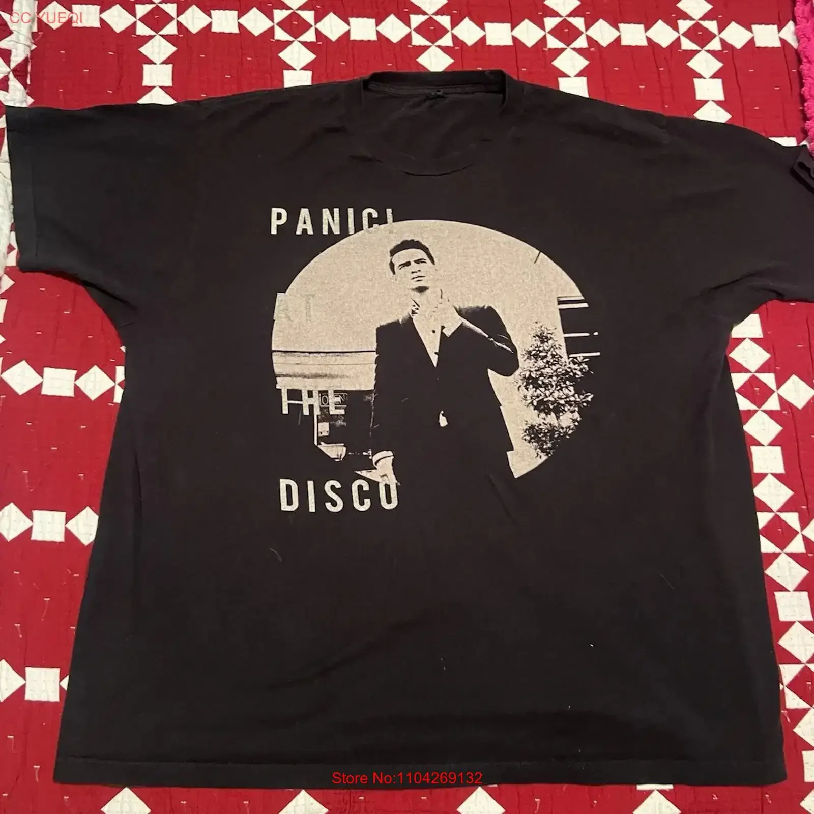Panic At The Disc Death Of A Bachelor 2017 Tour T Shirt XL Brenda Urie Fever vintage Washed graphic Slightly