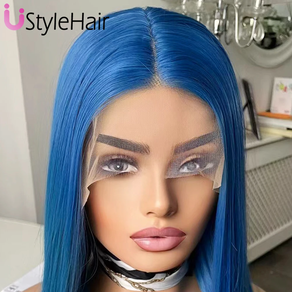 Hot Pink Lace Front Wig Synthetic Long Silky Straight Hair Rose Red Natural Hairline Daily Use Heat Resistant Hair Cosplay Party