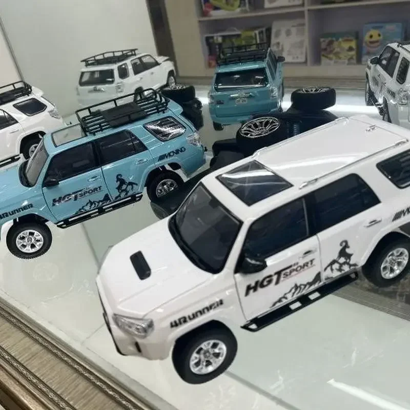 2024 Hg 4runner 1:18 wysoka symulacja Model elektryczny 2.4g zdalnie sterowany pojazd z napędem na cztery koła zabawki dla dorosłych dzieci prezenty urodzinowe