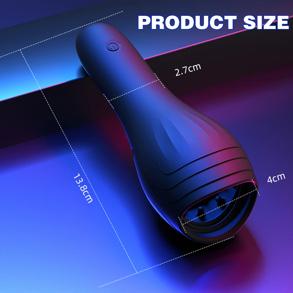 Automatic Male Masturbators Cup Vibrator For Men Vagina Pocket Pussy Blowjob Penis Massager Tongue Glans Trainer Adult Sex Toys