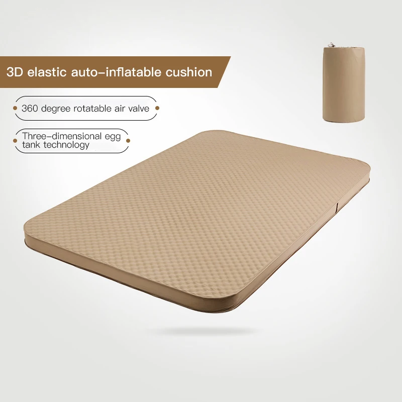 Ultralight Self-Inflating Outdoor Camping Double Sleeping Pad Self Inflating Camping Air Bed Mattress Sleeping Mat for Camping