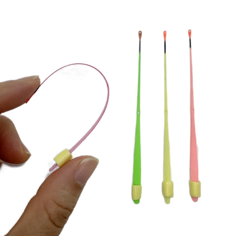 5Pcs Fishing Rod Tip ABS Mini Top Section Lot Ice Fishing Rod Pole Combo Winter Fishing Rod Bite Strike Indicator