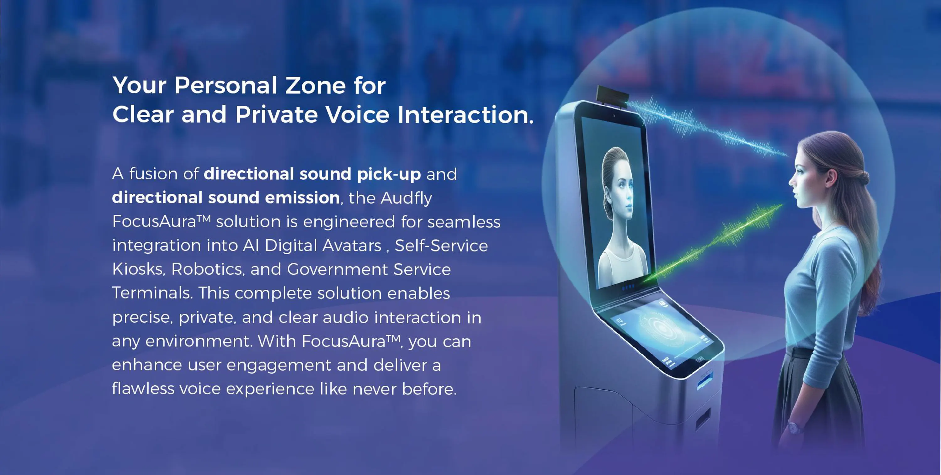 TLF Audfly Smart Voice Pickup Módulo de microfone direcional de captação de voz clara e privada para serviço