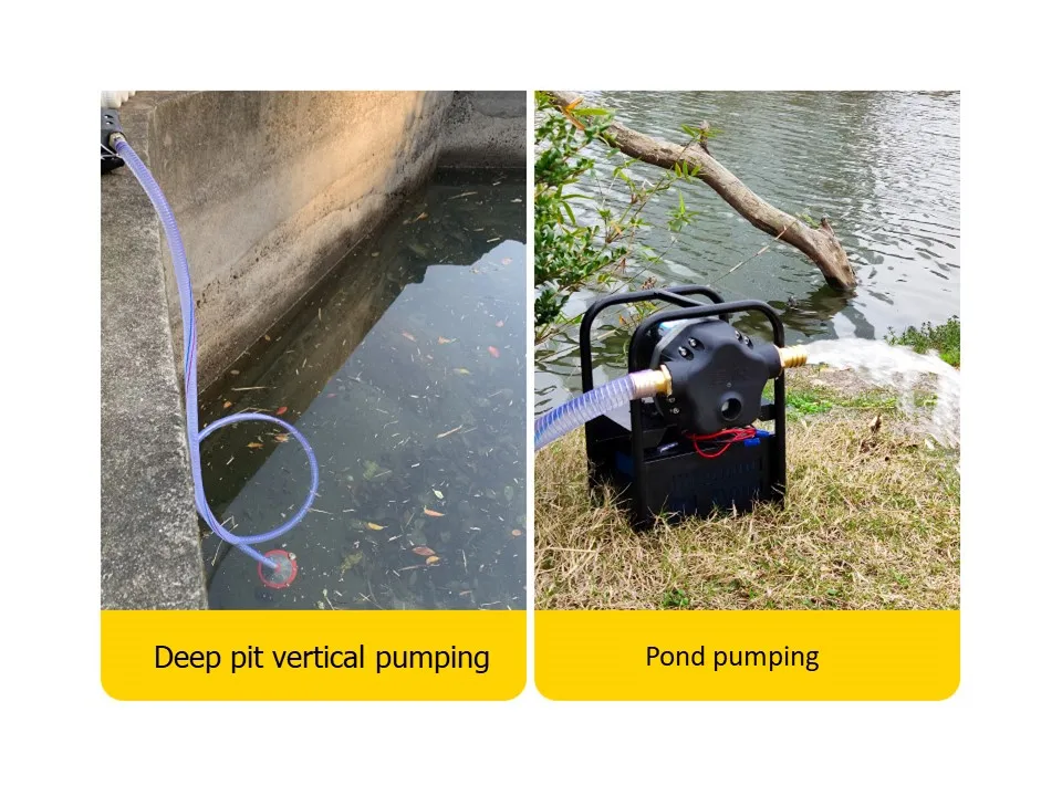 Large Flow High Lift Portable Rechargeable Sprayer Water Pump, Garden Tools, Electrical Compressed, Weeding, Irrigation