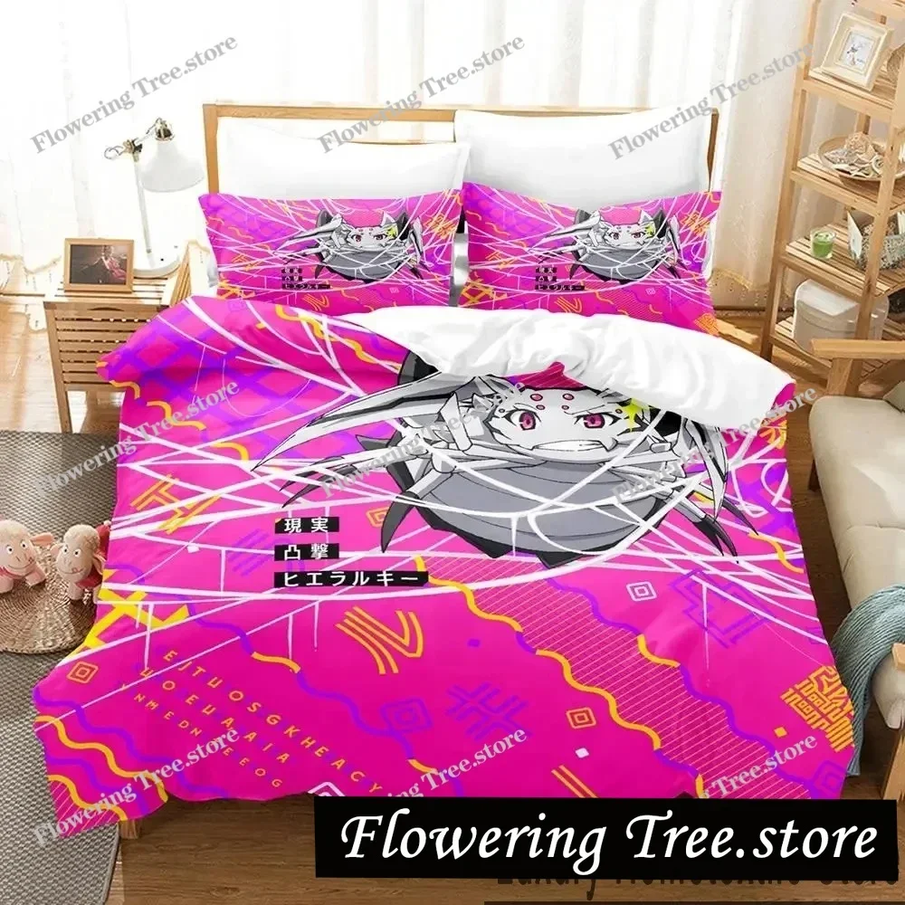 3D Print Anime Kumoko So I'm a Spider So What Bedding Set Boys Girls Twin Queen King Size Duvet Cover Pillowcase Bed boys Adult 5