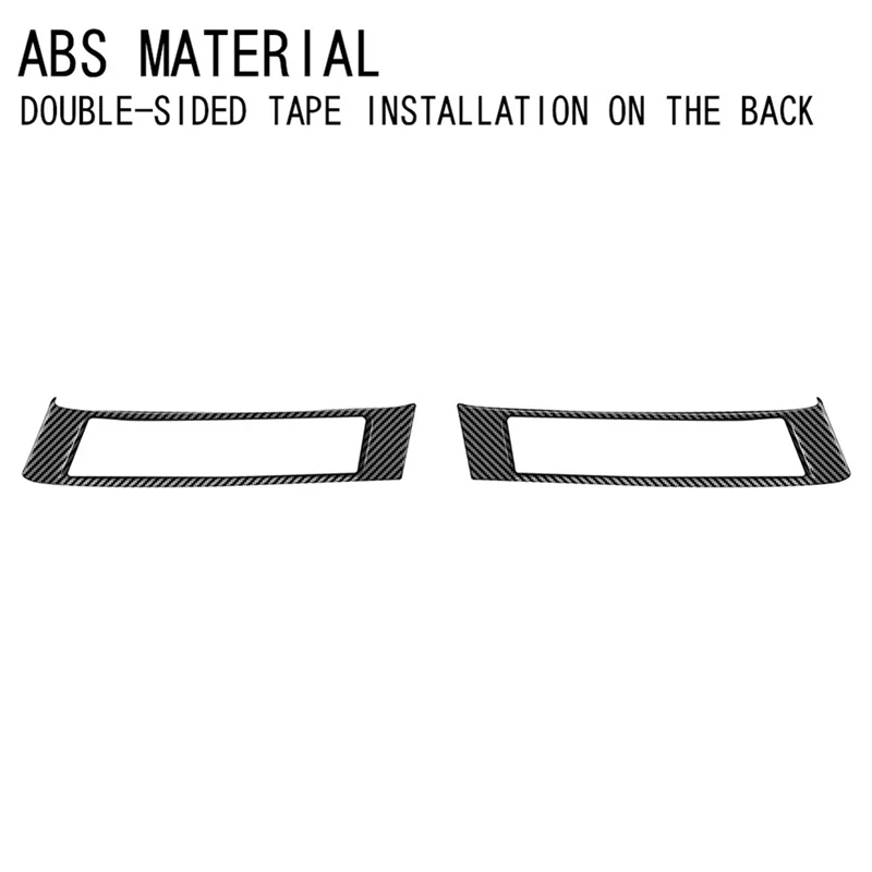 أنيق-لوحة سيارة الجانب منفذ الهواء الإطار ملصق الكسوة لكيا EV9 2023 2024 الملحقات الداخلية ألياف الكربون