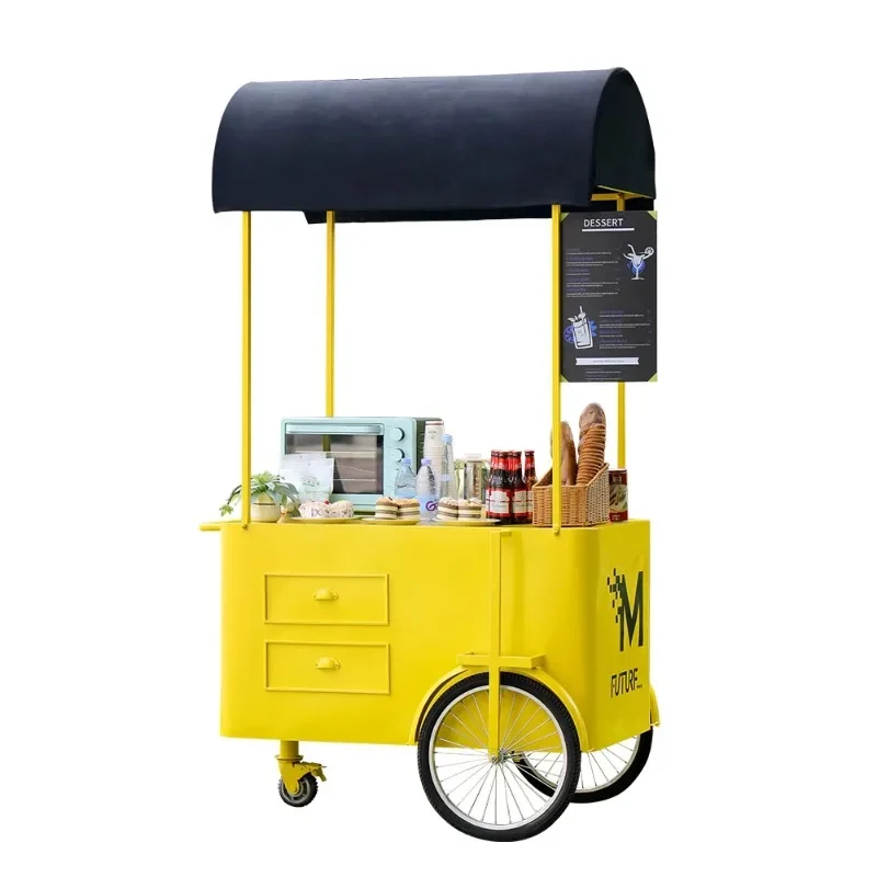 

Online celebrity Shopping Mall Promotional Float Market Activity Cart Night Market Mobile Coffee and Milk Tea Booth