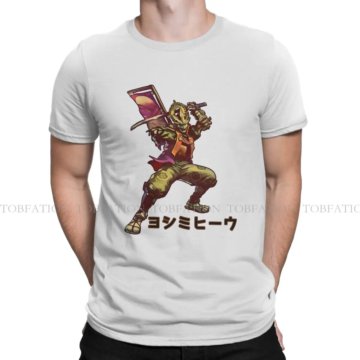 Yoshimitsu Graphic TShirt Tekken Creative Streetwear Casual T Shirt Men Clothes